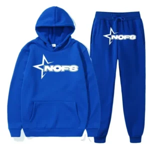 Nofs Tracksuit Blue White Logo