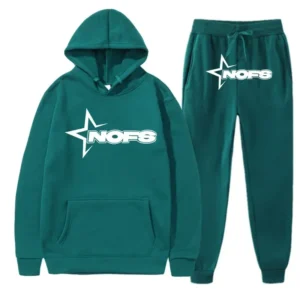 Nofs Tracksuit Green White Logo