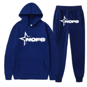 Nofs Tracksuit Purple with white logo