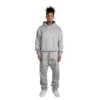 Nofs Tone in Tone Grey Hoodie