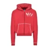 Nofs X Trapstar Red Zipper Hoodie