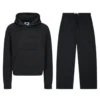 Tone in Tone nofs tracksuit in black color