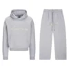 tone in tone nofs tracksuit in grey color