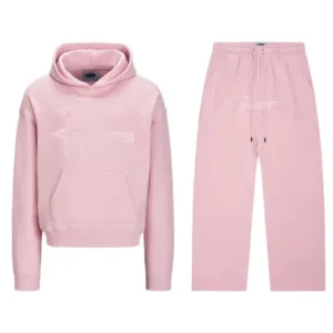 tone in tone noneofus tracksuit in pink color