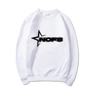 NOFS Casual Warm Sweatshirt White