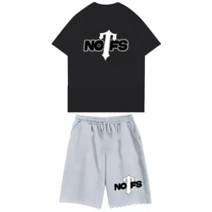 Nofs x Trapstar Summer Suit in Black & Grey