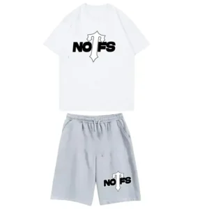 Nofs x Trapstar Summer Suit in White & Grey