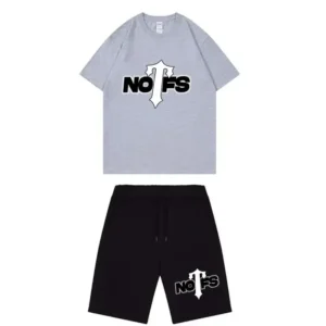 Nofs x Trapstar Summer Suit – Gray and Black
