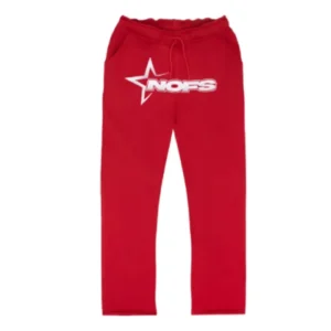 Red & White NOFS Jogger