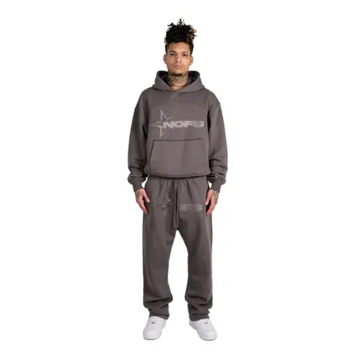 Tone in Tone Dark Grey Noneofus Tracksuit